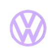 VW Logo Exploded Example.stl Volkswagen Dashboard Circle Vents -  VW Bora