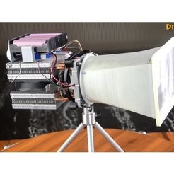 1091f456231e513c8dbb2436299ab1b4_preview_featured.jpg STL-Datei diy_seachlight_LED__Torch_flashlight__spotlight kostenlos・Modell für 3D-Druck zum herunterladen