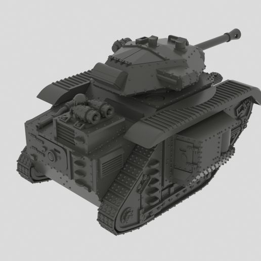 3D file Rhombus CS Battle Tank standalone 🪖 ・Design to download and 3D ...