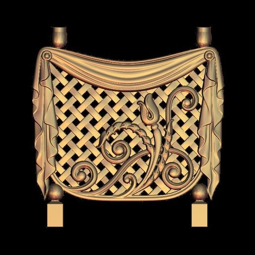 Bed headboard - 3D model önizlemesi