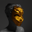 2.png Scary Movie Cosplay Face Mask 3D print model
