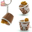 Yum3D-Chocolate Breadstick Fidget Clicker Keychain_02.png Yum3D Chocolate Breadstick Fidget Clicker Keychain - Cute Backpack Keychain