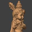 Krishna3.jpg Little Krishna Playing Flute