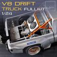 a08.jpg V8 DRIFT TRUCK FULL MODELKIT 1-24th