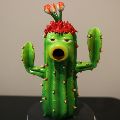Capture d’écran 2017-08-16 à 18.23.08.png STL-Datei Cactus (Plants Vs Zombies) kostenlos・Vorlage für den 3D-Druck zum herunterladen, ChaosCoreTech