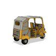 18726821-3df5-489d-b5e8-9016f9eba0cc.png Yellow Tuk-Tuk/ Auto Rickshaw with Movements