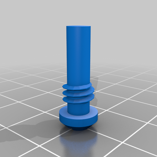 Bio-Rad Mini Protein II (MPII) clamp screw 3D model