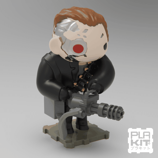 Terminator 2 T800 3D model