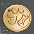 02.jpg Dog paw & bone pendant