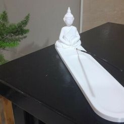 Archivo STL Porta-incienso Buda con y sin base - SIN SOPORTES 🪞・Diseño de  impresión en 3D para descargar・Cults