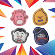 pcx3disños-Squishmallow-pack-1-Halloween-1a.png Set 4 GALLET CUTTERSASSQUISHMALLOW HALLOWEEN PACK #1