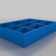 tray_45x65x80_by_40x40x60.scad.jpg Generic Tray Creator Script (with rounded bin floors)