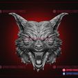 Werewolf_The_Howling_Head_Sculpt_3d_print_model_02.jpg Werewolf The Howling Action Figure Head Sculpt