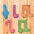 LETRAS-MUSICALES.png Musical letter cutters for cookies and dough - cookies