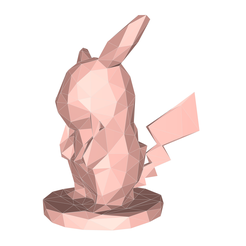 model.png Pikachu low poly