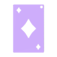 diamond.stl DECK OF CARDS KEYCHAIN