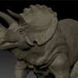 3.jpg Triceratops dinosaur figurine old school