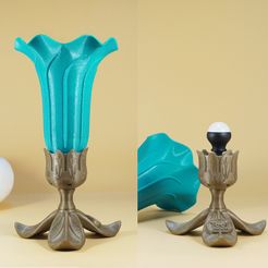 tool_moon_2.jpg Free STL file flower lamp・3D printing model to download