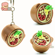 Yum3D-Cozy Hotpot Fidget Clicker Keychain_02.png Yum3D Cozy Hotpot Fidget Clicker Keychain - Cute Backpack Keychain