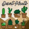 CACTUS.jpg Archivo STL gratuito Set de Cortadores de Galleta de Cactus y Suculentas / Plantas del desierto・Design para impresora 3D para descargar, icepro10