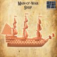 Manowar-3-re.jpg Man o War ship  28 MM Tabletop Terrain