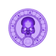 skull_token_I.stl Skull token (40mm)