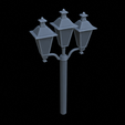 Street_Light_Pole_Antique_Style_Triple_TypeA_Top.png STREET LIGHT SIGN TREE 1/35 FOR DIORAMA
