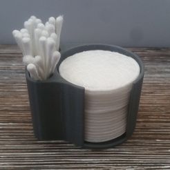 20210828_110444.jpg Скачать бесплатный файл STL cotton and cotton swab pot • Модель для 3D-печати, leoR73