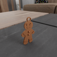 HighQuality4.png Gingerbread Man Christmas Ornament 3D Stl Files & Ornament Art, 3D Print File, Tree Ornament, Gingerbread Decor, 3D Printing, Christmas Gift