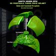 TopConnector_Assembly.jpg STL file Darth Vader - 3D Printable Reveal Helmet・3D printer design to download, Geoffro