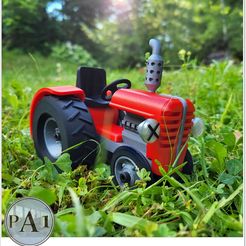 001.jpg 3D file CUTE TOON STYLE TRACTOR・3D printable model to download