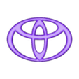 Logo Toyota Autos V1.0.stl 🚗 Toyota 3D Logo Replacement - Quality and Reliability 🛠️
