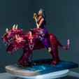 NEXT_ESTATUAS_APOCALIPSE-41.png The Harlot Sitting on the Scarlet Beast with Seven Heads and Ten Horns - Revelation 17 (Version 2)