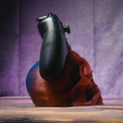 snake-and-skull-controller-stand-3d-print-nintendo-switch-pro-controller-holder-2.png Подставка для контроллера "Череп и змея" - контроллер Switch Pro