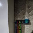 20240109_105506.jpg (Easy to make and usefull) Wall mount tooth brush holder for family of 4 and  1 guest