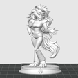 roxy.png Roxanne Wolf Glam Rock Figurine STL — Security Breach 3D Print Model