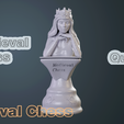 Queen.png MEDIEVAL CHESS 3D PRINT