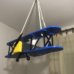 1.jpg Archivo 3D Lámpara de techo Avión・Plan de impresora 3D para descargar