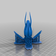 Vorlon_Light_Fighter_support.png Бесплатный STL файл Vorlon Light Fighter・Дизайн для загрузки и 3D-печати