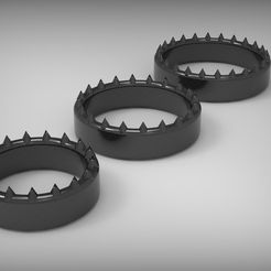 untitled.92.jpg STL-Datei Cock rings with spikes・3D-druckbare Vorlage zum herunterladen