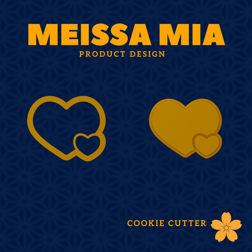 01. Heart V1 Romance Cookie Cutter — Pour Every Ounce of Love Into Every Single Bake