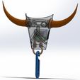 Безымянный.jpg Lamp-sconce "Iron Bull" dedicated to the year of the metal bull.