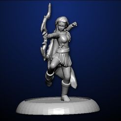 female archer.jpg Fichier STL Archer・Design imprimable en 3D à télécharger