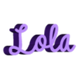 lola (2).stl FIRST NAME K L