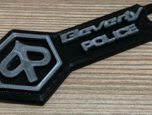Piaggio Beverly Police Keyring