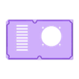 Cover.stl Caja vertical para placa lógica y Raspberry Pi