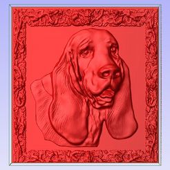 Bassett.jpg Free STL file Basset Hound・Object to download and to 3D print
