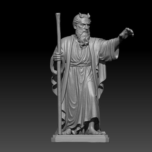 Moses Statue 3D model