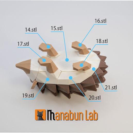 11_Low_Poly_Hedgehog_Puzzle.jpg 🦔Low Poly Hedgehog Puzzle