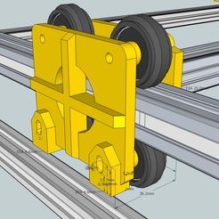 H_bot_v1_8_1.jpg Free STL file 20x20mm aluminium extrusion gantry system・Template to download and 3D print